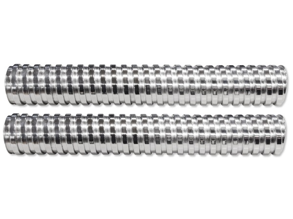 ●V-TWIN フレキシブル エキゾーストカバーセット クローム