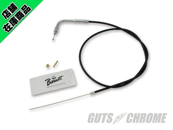 36-2474 ●バーネット S&S B / Bendix用 ブラックスロットルケーブル 37インチの通販は