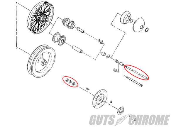 44-0578 ●アクスルシャフトキット 88-99XL/FXフロント用