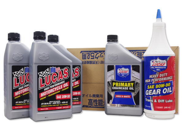 ●LUCAS ビッグツイン用 フルセット E/G鉱物油・T/M80w90の通販は 11,788円