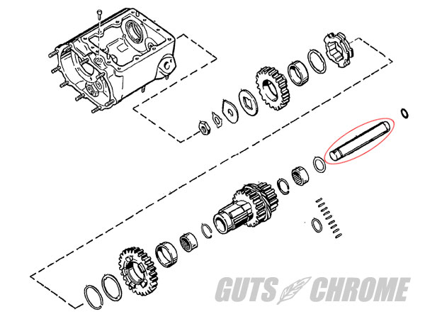 DS-199428 ○80-86年用 トランスミッションカウンターシャフト