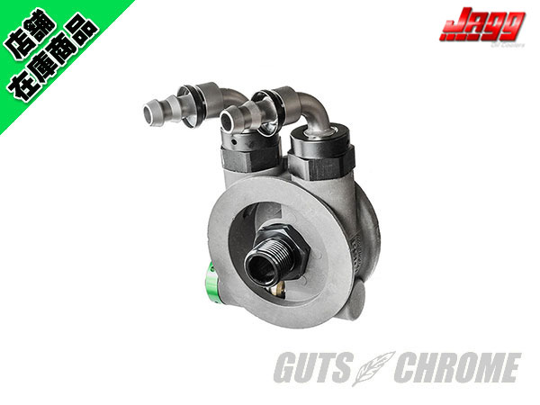 ハーレー オイルクーラー オイルフィルター アウトレット ○Jaggオイル