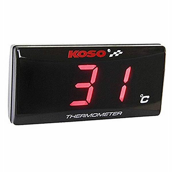 超薄型 防水 オートバイ 温度計 車 Led水温計 モンキー 油温計 センサー バイク 水温計 摩托 水温温度 油温 表 メーター 赤 Hellipの通販はau Pay マーケット 青い手商店