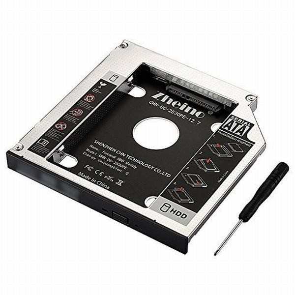 Zheino 2nd 12 7mmノートpcドライブマウンタ セカンド 光学ドライブベイ用 Sata Hddマウンタよりcd Dvd Cd Rom Hdd Caddy に置の通販はau Pay マーケット 青い手商店