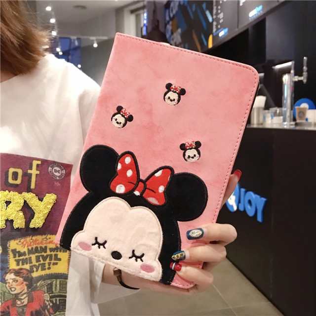 Ipad ケース Ipad第7世代10 2 19 10 5 18 Ipad9 7 可愛い Mini Ipad 2345 Ipad Air２ Disney ディスニー 刺繍 本革の通販はau Pay マーケット 青い手商店