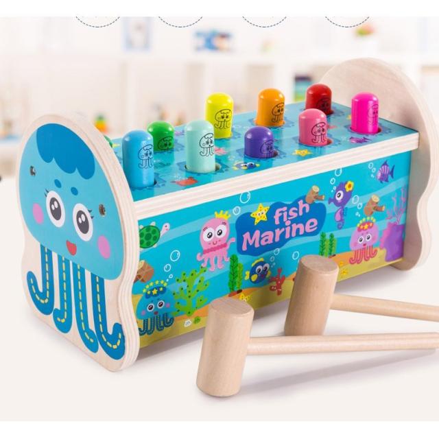 知育玩具 おもちゃ 3歳 2歳 1歳 誕生日プレゼント 男の子 叩くおもちゃ 木のおもちゃ 女の子 ハンマートイ 大工さん 積み木 クリスマスプの通販はau Pay マーケット 青い手商店