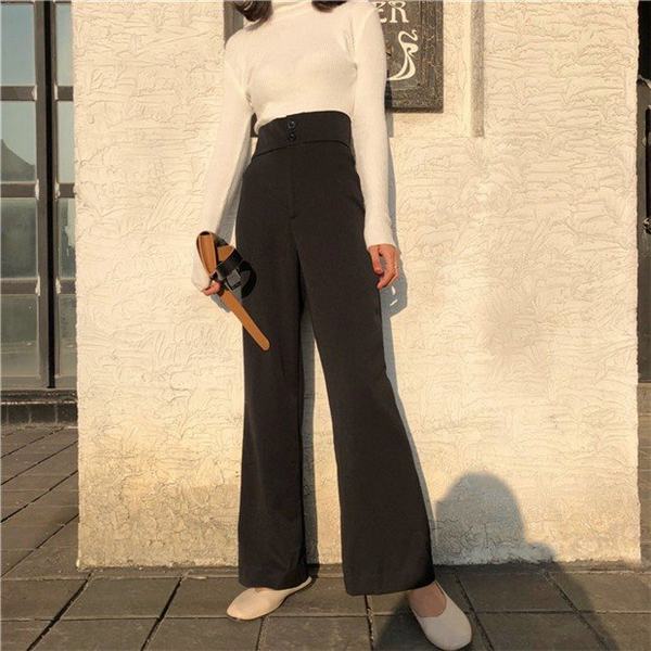 パンツ ワイドパンツ フレア レディース リゾートパンツ 美脚 ゆったり カジュアル 美尻 ボトムス Ol オフィス 通勤の通販はau Pay マーケット 青い手商店