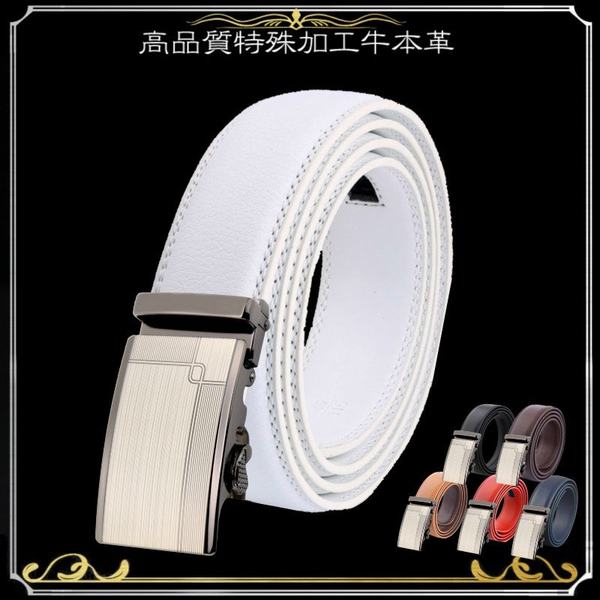 穴なしベルト メンズ 本革 牛革 オートロック レザー 穴なし ベルト メンズ ビジネス 紳士 ゴルフベルト 革 カジュアル スーツ 黒 白 赤 の通販はau Pay マーケット 青い手商店