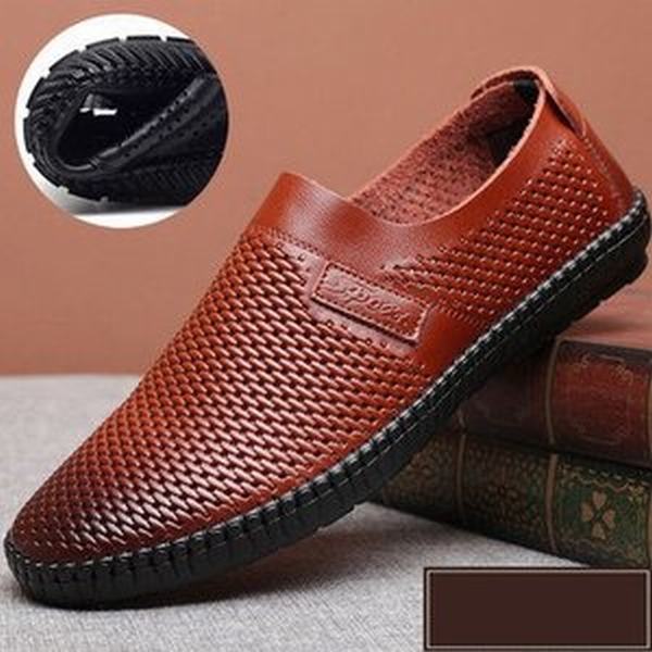 ビジネスシューズ サンダル メンズ 本革 レザー おしゃれ スリッポン 本革サンダル メッシュシューズ ビーチサンダル 通気性 滑り止め 夏の通販はau Pay マーケット 青い手商店