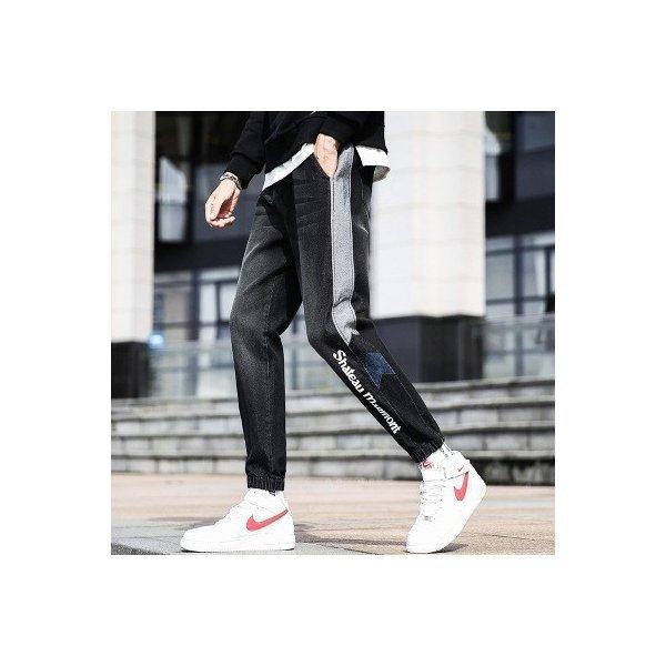 デニムパンツ ジーンズ メンズ ズボン チノパン ルーズ ストレッチ イージーパンツ デニム スキニー メンズ ジーンズ 大きいサイズあり の通販はau Pay マーケット 青い手商店