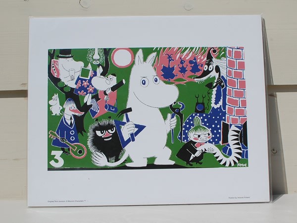 ムーミン ミニポスター コミック表紙絵３巻 プティンキ 北欧 フィンランド インテリアの通販はau Pay マーケット Hutte