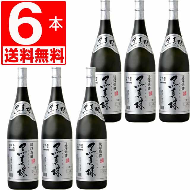 琉球泡盛 八重泉「黒真珠」40度　1.8L×6本[送料無料]