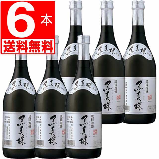 琉球泡盛 八重泉「黒真珠」43度　720ml×6本瓶[送料無料]