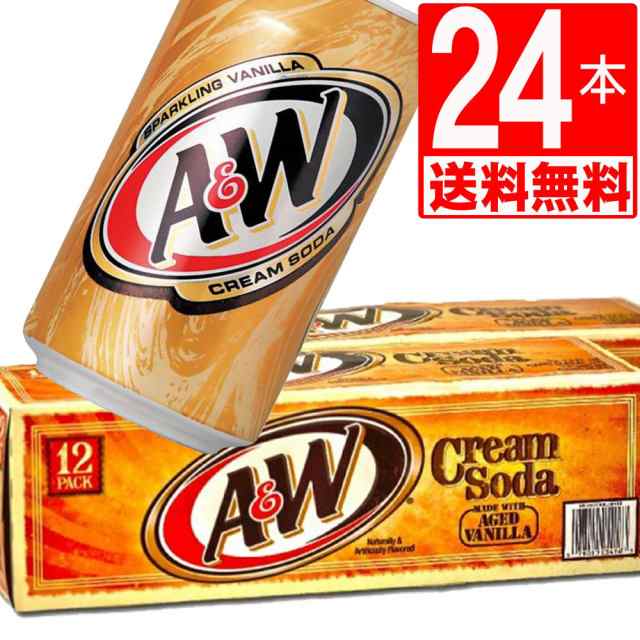 AWクリームソーダ24缶セット[送料無料] ドクターペッパーやチェリーコークが好きなな方に是非お勧めの通販はau PAY マーケット  株式会社湧川商会公式ストア au PAY マーケット－通販サイト