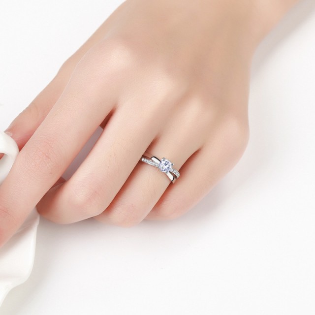 1粒指輪 レディースリング 指輪 スライド調整 アレルギー対応 ジュエリー 指輪レディース 結婚指輪 婚約指輪 プレゼント アクセサリー｜au PAY  マーケット