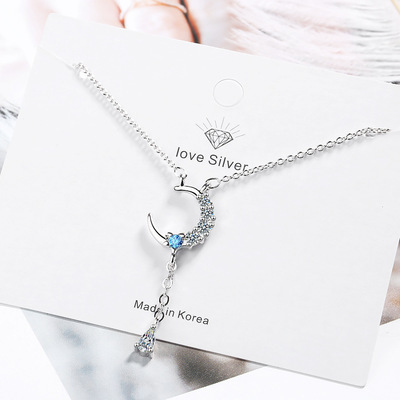 極美品 Sterling 月と星 ネックレス★スワロフスキー 極美品 Sterling 月と星 ネックレス☆スワロフスキー - メルカリ