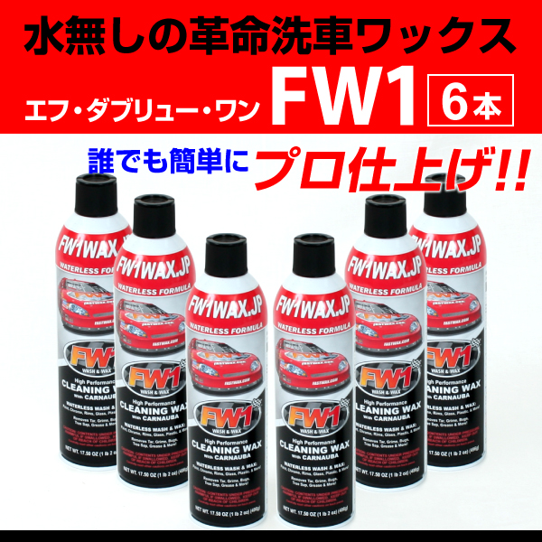 FW1 エフダブリューワン 水無し洗車ワックス 6本 21,980円