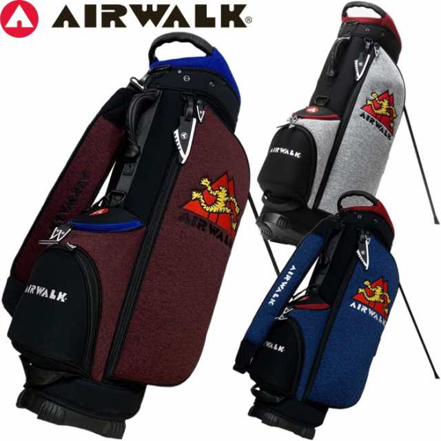 新品 AIRWALK GOLF グレー スタンドキャディバッグ エアーウォーク