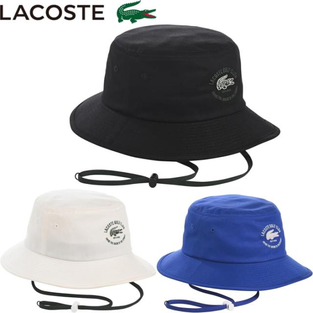 LACOSTE ラコステ ゴルフクラブバケットハット L1290  MADE IN JAPANの通販は