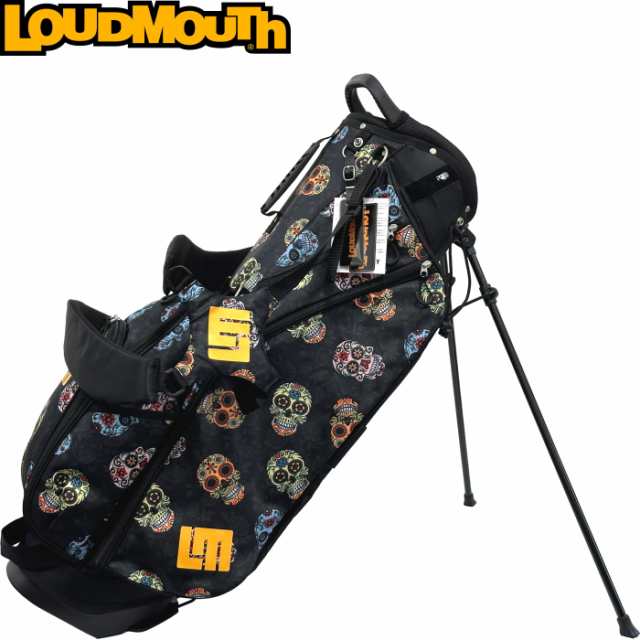 【限定販売カラー】LOUDMOUTH ラウドマウス　LM-CB0010　8.5型 スタンドキャディバッグ　Sugar Skulls（058）シュガースガルズ