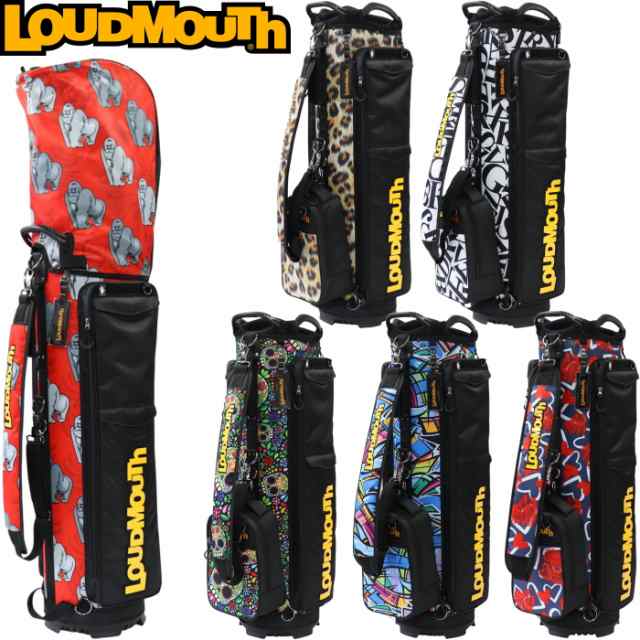 LOUDMOUTH ラウドマウス LM-CB0018 キャディバッグ 9型 取り外し可能 ...