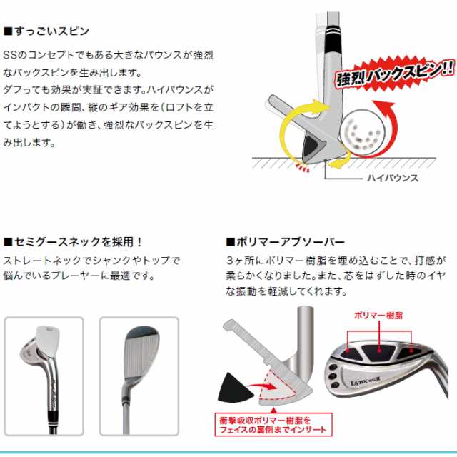 Lynx リンクス SS II エスエス2 ウェッジ オリジナルスチールシャフト