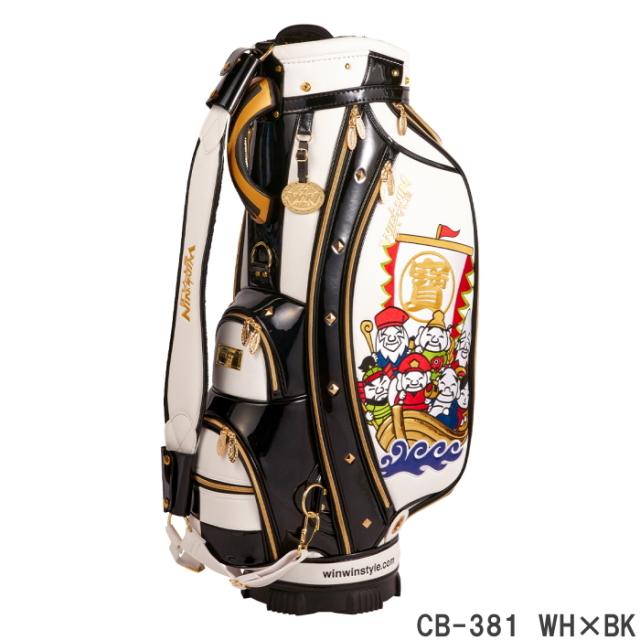 WINWIN STYLE ウィンウィンスタイル　七福神/SEVEN GODs　キャディバッグ/カートバッグ　9型  CART BAG GOLD Version LEMの通販は