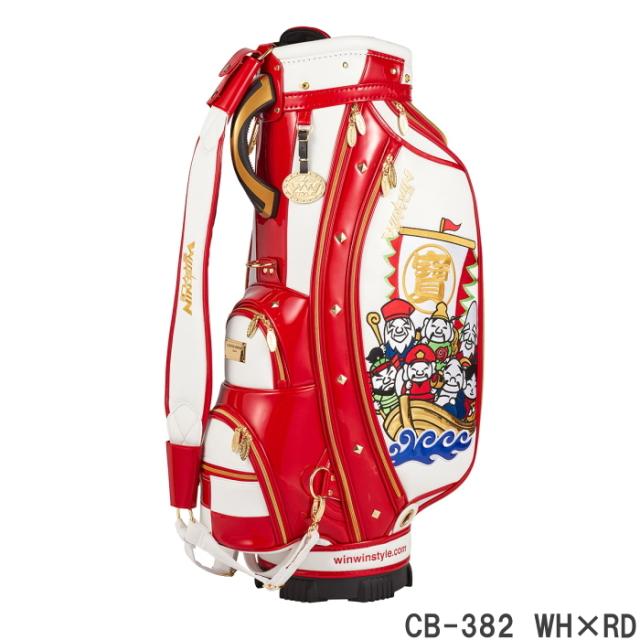WINWIN STYLE ウィンウィンスタイル　七福神/SEVEN GODs　キャディバッグ/カートバッグ　9型  CART BAG GOLD Version LEMの通販は