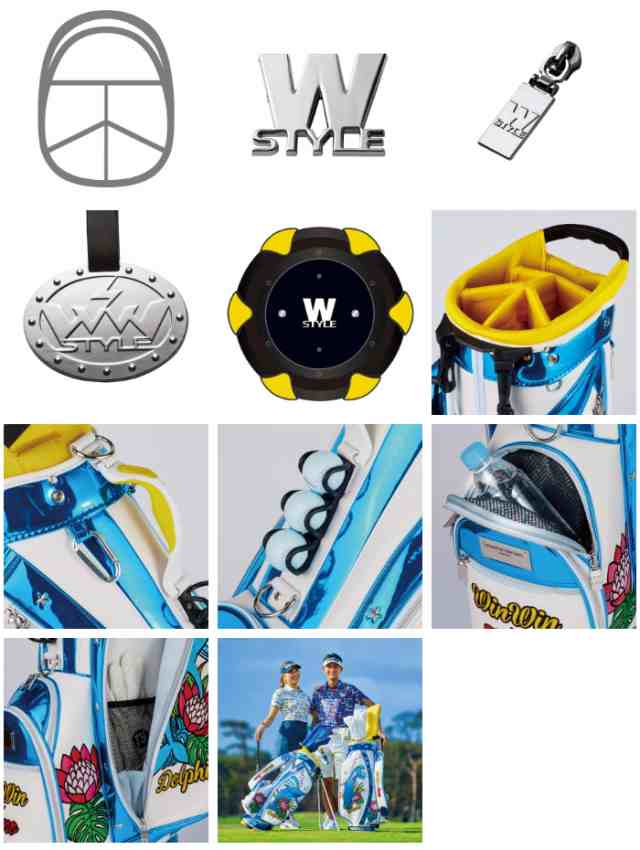 WINWIN STYLE ウィンウィンスタイル　SPLASH DOLPHIN スプラッシュドルフィン カートバッグ　CART BAG LEM