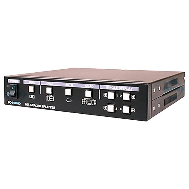SC-04MHD | 4chマルチフォーマット入力(AHD/TVI/CVI/CVBS)対応HDMI出力画面4分割器【防犯カメラ】【監視カメラ】【セキュリティーカメラ】