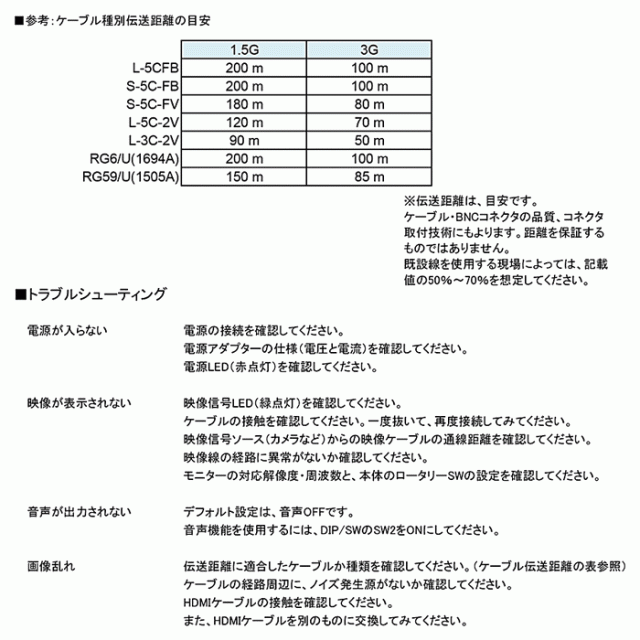 TVC-SH01(Rev.4) | サージプロテクション機能搭載HD/EX-SDI→HDMIコンバーター【防犯カメラ】【監視カメラ】【コンバーター】_2