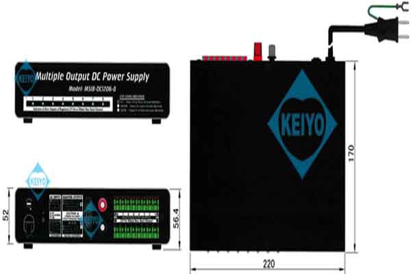 MS18-DC1206-8【防犯カメラ用安定化回路内蔵DC12V集中電源】【監視カメラ】｜au PAY マーケット