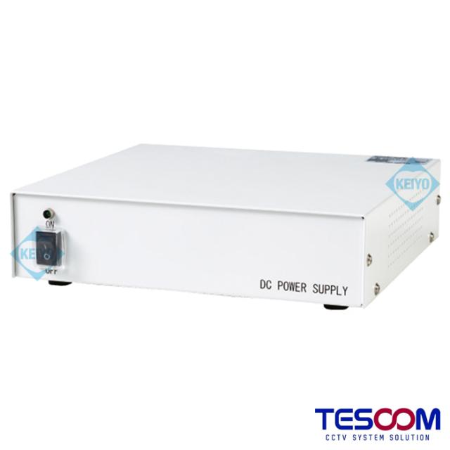 TPS-62 | 防犯カメラ10台接続用ターミナル端子台搭載安定化回路内蔵DC12V集中電源【防犯カメラ】【監視カメラ】【セキュリティーカメラ】【電源ボックス】【PSE】【TESCOM】