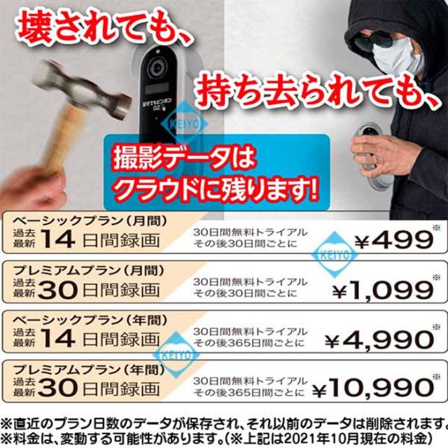 GS-DB026DTK | 留守でもピンポンG2【防犯カメラ】【監視カメラ
