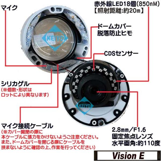 KS-1080IRDA | 屋外対応200万画素赤外線LED搭載4in1ドーム型カメラ【防犯カメラ】【監視カメラ】_2