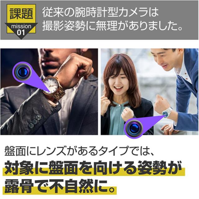 TK-SWA-03(Angle360)(アングル360) | フルHD録画対応スマートウォッチ擬装(偽装)カメラ【小型カメラ】【匠ブランド】【スパイカメラ】【隠しカメラ】_3