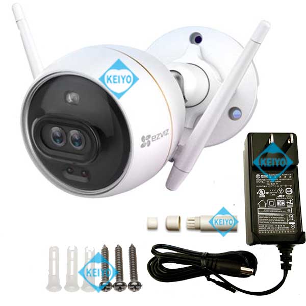 EZVIZ C3X 屋外用カメラ EZVIZ C3X - AI 搭載のデュアルレンズ Wi-Fi カメラ