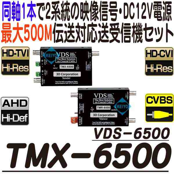 TMX-6500(VDS-6500)【2系統マルチフォーマット対応防犯カメラ用映像