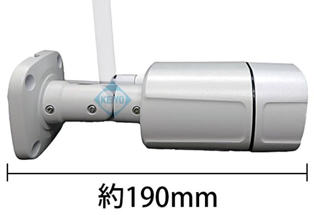 SEC-CAM-AI | 200万画素 赤外線LED搭載 AI認識機能付き Wi-Fi防犯