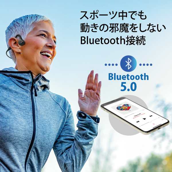 集音器 骨伝導 Bluetooth ワイヤレス イヤホン 福耳 ボーンヘッドフォン（ブラック/ホワイト）ヘッドホン USB充電 防水  補聴器タイプの通販はau PAY マーケット - JTTオンライン au PAY マーケット店