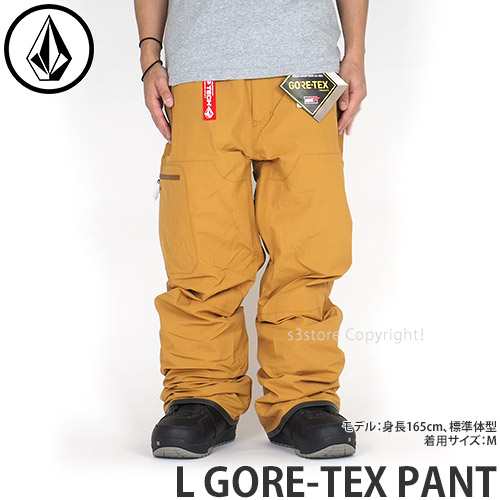 良好品 22-23 ボルコム L GORE-TEX PANT ゴアテックス パンツ カラー