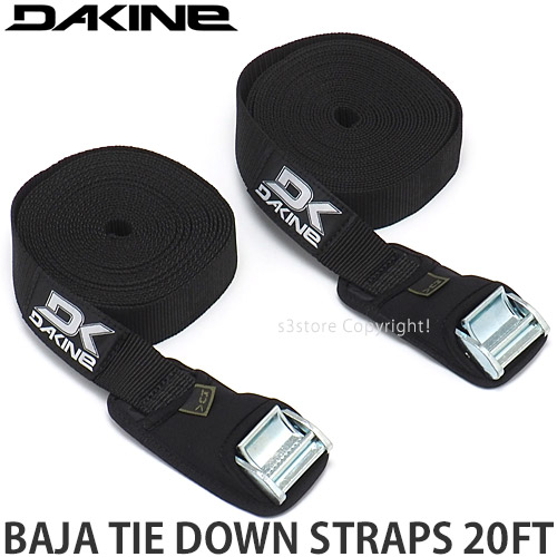ダカイン BAJA TIE DOWN STRAPS 20FT BAJA タイダウンストラップ カラーBLACKの通販はau PAY