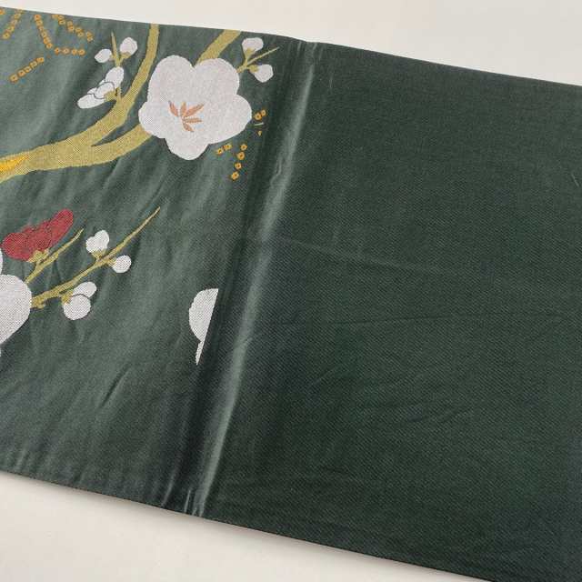 211my69〇極上の逸品！ スワトウ刺繍 蝶々 楽器文 金通し 花亀甲 袋帯〇-