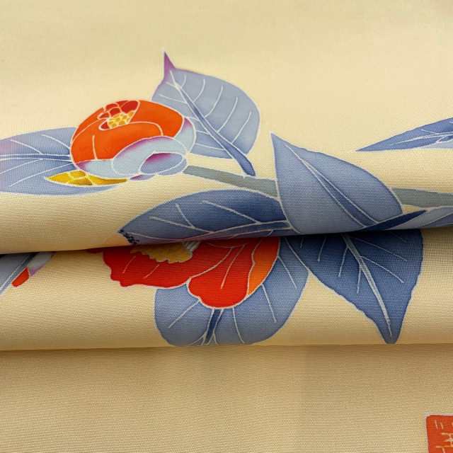 名古屋帯 美品 名品 落款 枝花 薄黄 正絹 中古の通販はau PAY 