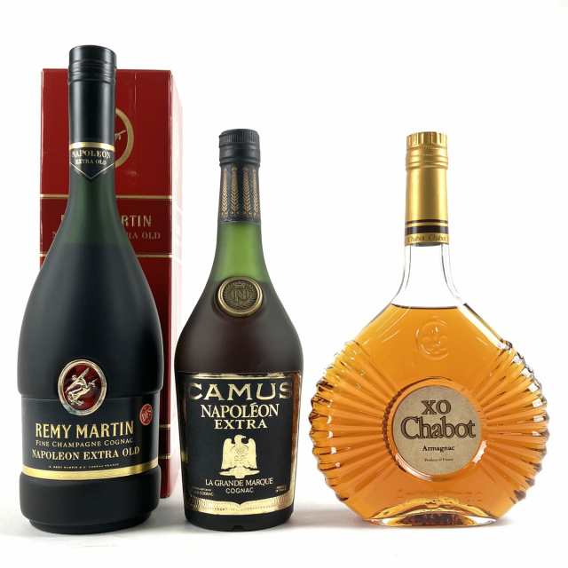 3本 REMY MARTIN CAMUS Chabot コニャック アルマニャック