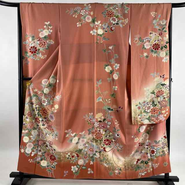 振袖 身丈154cm 裄丈65.5cm 正絹 名品-