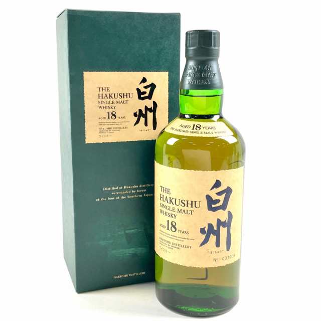 東京都内限定発送 サントリー SUNTORY 白州 18年 700ml 国産ウイスキー