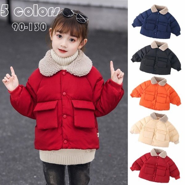 子供服 ダウンコート ダウンジャケット アウター 厚手 ジュニア 女の子 男の子 冬服 キッズコート ボタン フードなし 防寒 中綿入り 男女の通販はau Pay マーケット Bmstore
