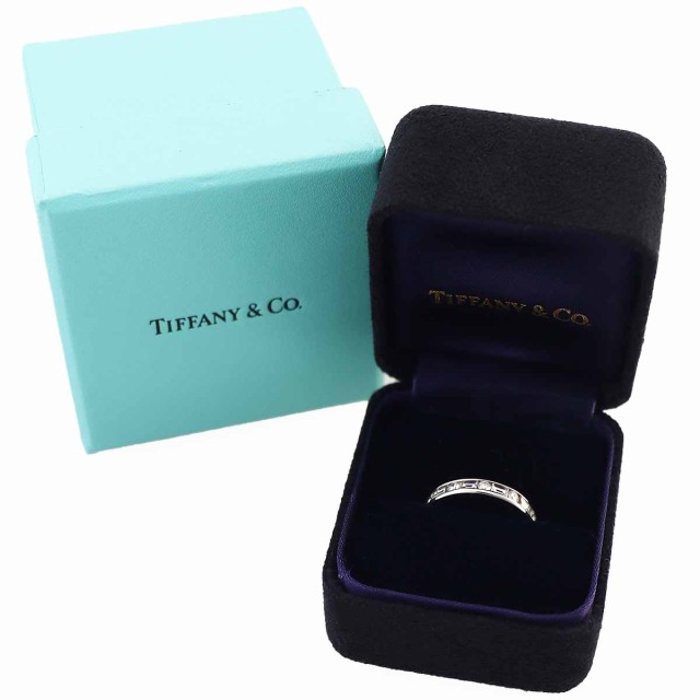 TIFFANY&Co. ティファニー ラウンド バゲット ダイヤ ハーフサークル ...