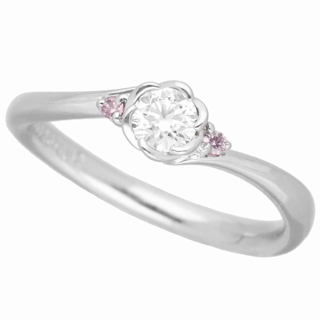 TRECENTI トレセンテ フローラ ダイヤモンド(0.21ct) 2Pサイド ピンク